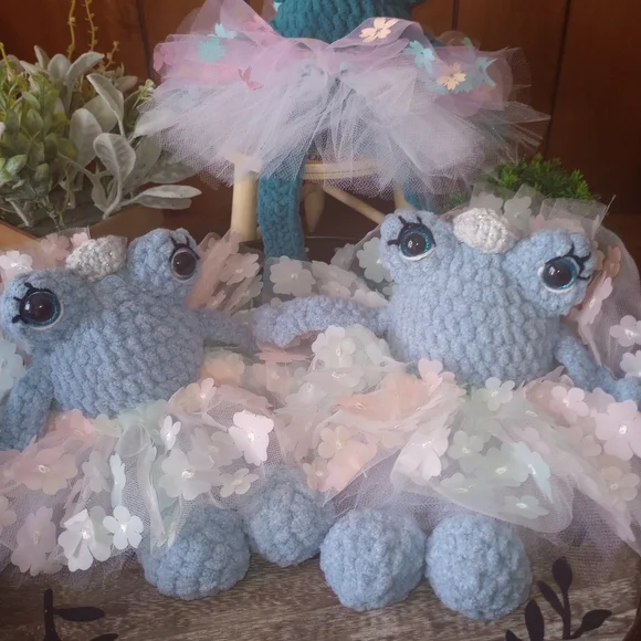 Order For @joannarobins588 3 Princess Frogs W Tutu Skirts - Picture 2 of 6